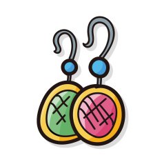 earring color doodle N2