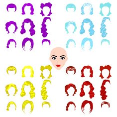 Female punk hair