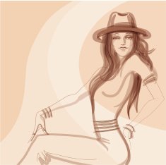Flower power bohemian hippie chic girl N7