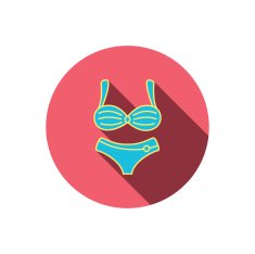 Lingerie icon Women underwear sign N14