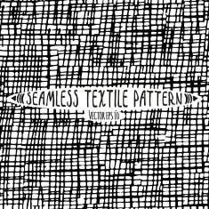Seamless vector ink drawn textile pattern N5