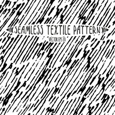 Seamless vector ink drawn textile pattern N7