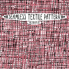 Seamless vector ink drawn textile pattern N10