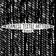 Seamless vector ink drawn textile pattern N11