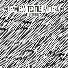Seamless vector ink drawn textile pattern N23