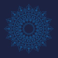 Mandala Round Ornament Pattern Hand drawn background N3