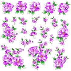 flower material N8