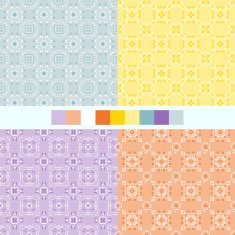Geometric seamless pattern N46