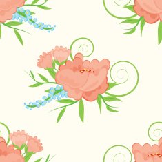Seamless floral background N129