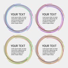 VectorAbstractCirclePatternColor02