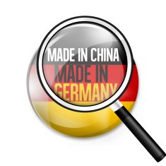 Made in Germany China Badge