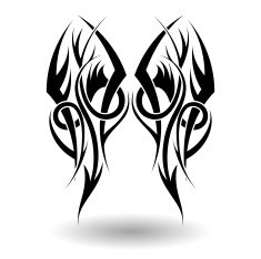 Hand Drawn Tribal Tattoo