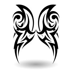 Hand Drawn Tribal Tattoo N7