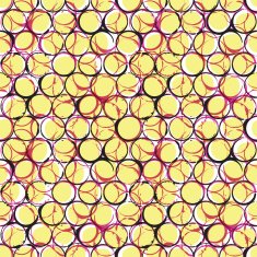 Seamless fashion pattern with dots and circles N3