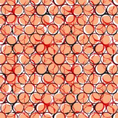 Seamless fashion pattern with dots and circles N4