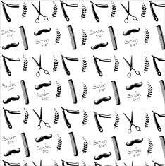 Barbershop vintage background