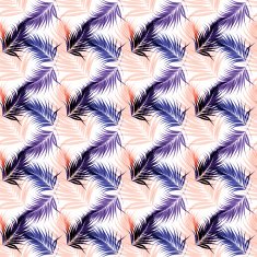 Seamless fashion pattern with palm leaves N6