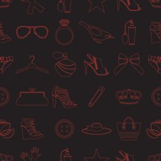 Seamless fashion pattern N24