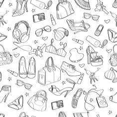 Seamless fashion pattern N38