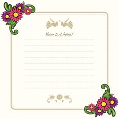 Floral Banner Template
