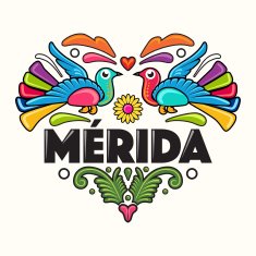 M&eacute;rida Amate Heart Print