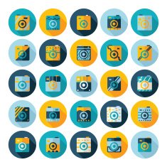 Flat concept design with shadow collection camera N20
