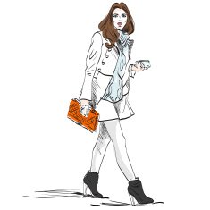 Model fashion sketch N4