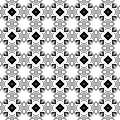Black and white seamless pattern N10