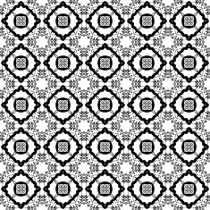 Black and white seamless pattern N14