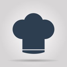 Chef cap vector icon