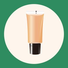 cosmetics foundation theme elements vector eps