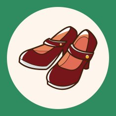 high heels theme elements vector eps