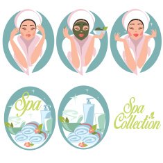 Set of Spa Icons N2