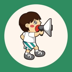 boy man cartoon theme elements N57