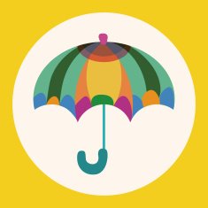 Umbrella theme elemets vector eps N20