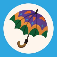 Umbrella theme elemets vector eps N28