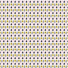 Trendy seamless pattern with triangles Ethnic ornament