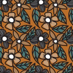 Seamless floral background pattern N11