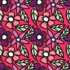 Seamless floral background pattern N13