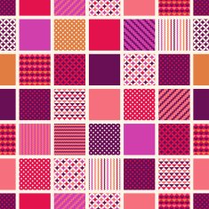 seamless patchwork square pattern
