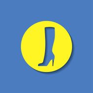 Woman boot icon N10