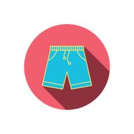 Shorts icon Casual clothes shopping sign N9