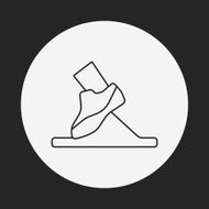 sneaker line icon N3
