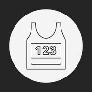 Sportswear line icon N3