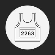 Sportswear line icon N11
