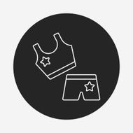 Sportswear line icon N13