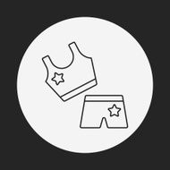 Sportswear line icon N15