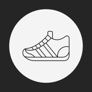sneaker line icon N10