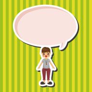 boy man cartoon theme elements N66