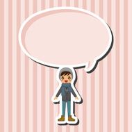 boy man cartoon theme elements N69